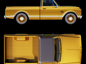 GMC 1500 1968 3D 모델