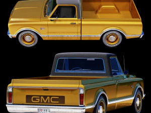 GMC 1500 1968 3D Model