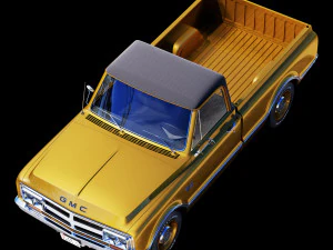 GMC 1500 1968 3D Model