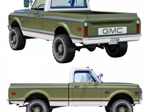 GMC 2500 1970 3D Модель