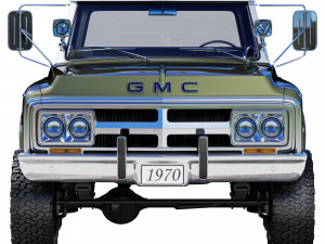 GMC 2500 1970 3D Модель