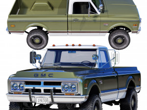 GMC 2500 1970 3D Модель