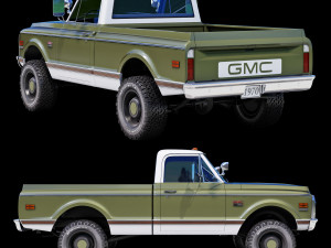 GMC 2500 1970 3D Модель