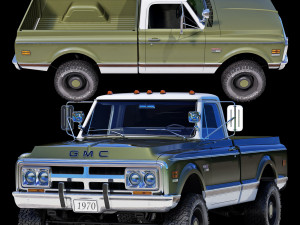 GMC 2500 1970 3D Модель