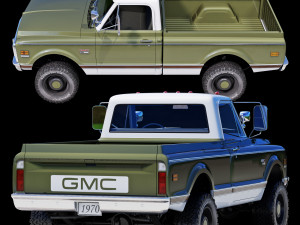GMC 2500 1970 3D Модель