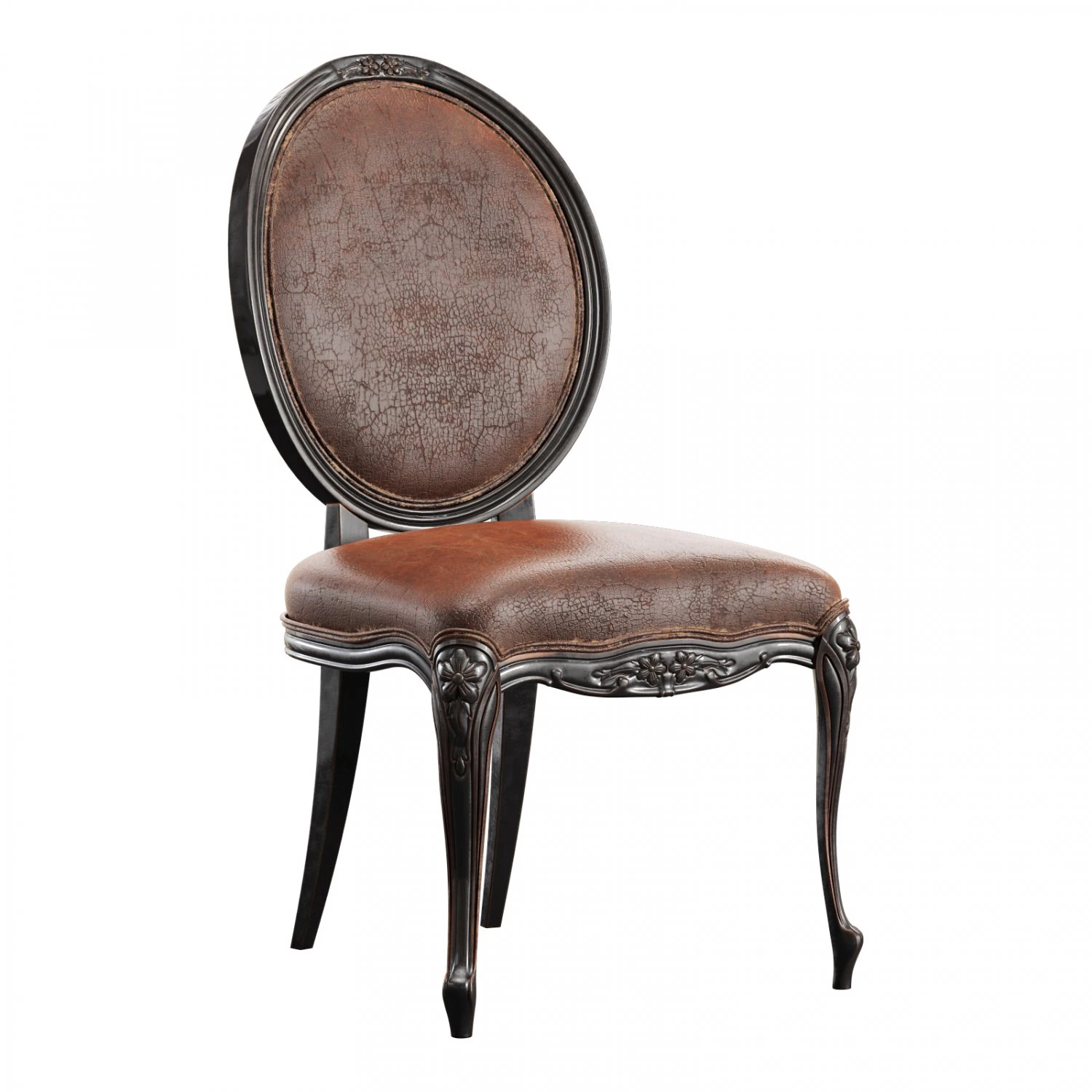 Classic chair 4 3D Model .c4d .max .obj .3ds .fbx .stl .blend