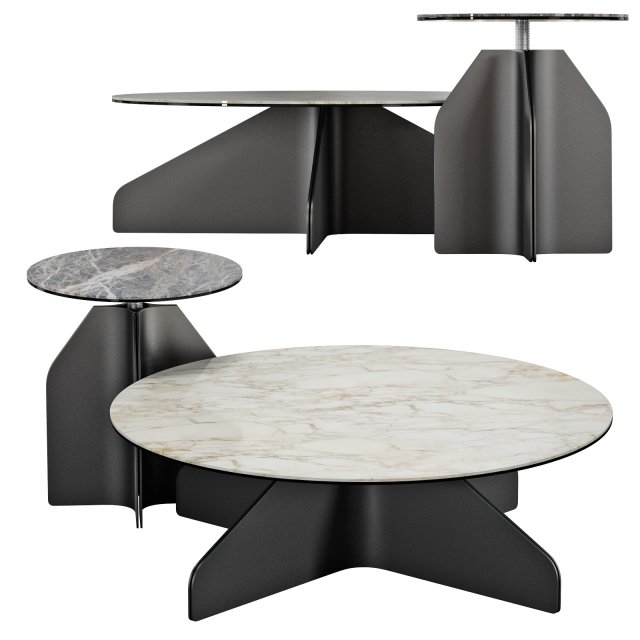 Roche bobois amadeus cocktail table 3D-Modell .c4d .max .obj .3ds .fbx .stl .blend 