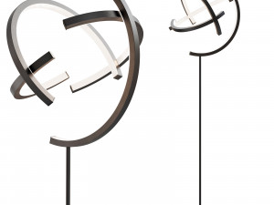 Roche bobois atom floor lamp 3D Model