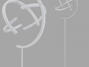 Roche bobois atom floor lamp 3D Model