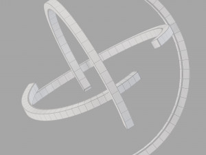 Roche bobois atom floor lamp 3D Model