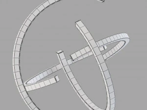 Roche bobois atom suspension 3D Model