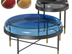 Roche bobois bilboquet cocktail table 2 3D Model