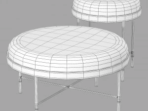 Roche bobois bilboquet cocktail table 2 3D Model