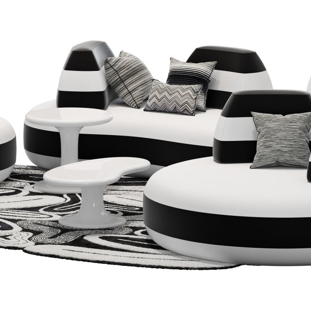 Roche bobois hotsell curved sofa