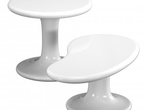 Roche bobois bombom sofa set 001 Modèle 3D