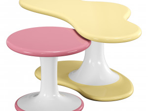Roche bobois bombom sofa set 002 Modello 3D