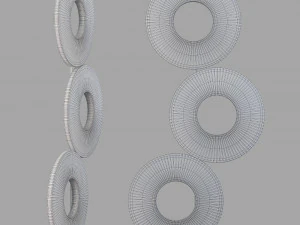 Roche bobois cactus floor lamp 3D Model