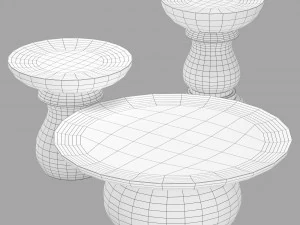 Roche bobois chess cocktail table 3D Model