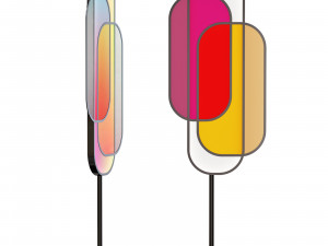 Roche bobois chroma floor lamp 3D 模型
