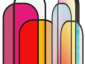 Roche bobois chroma floor lamp 3D 模型