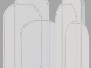 Roche bobois chroma floor lamp 3D 模型