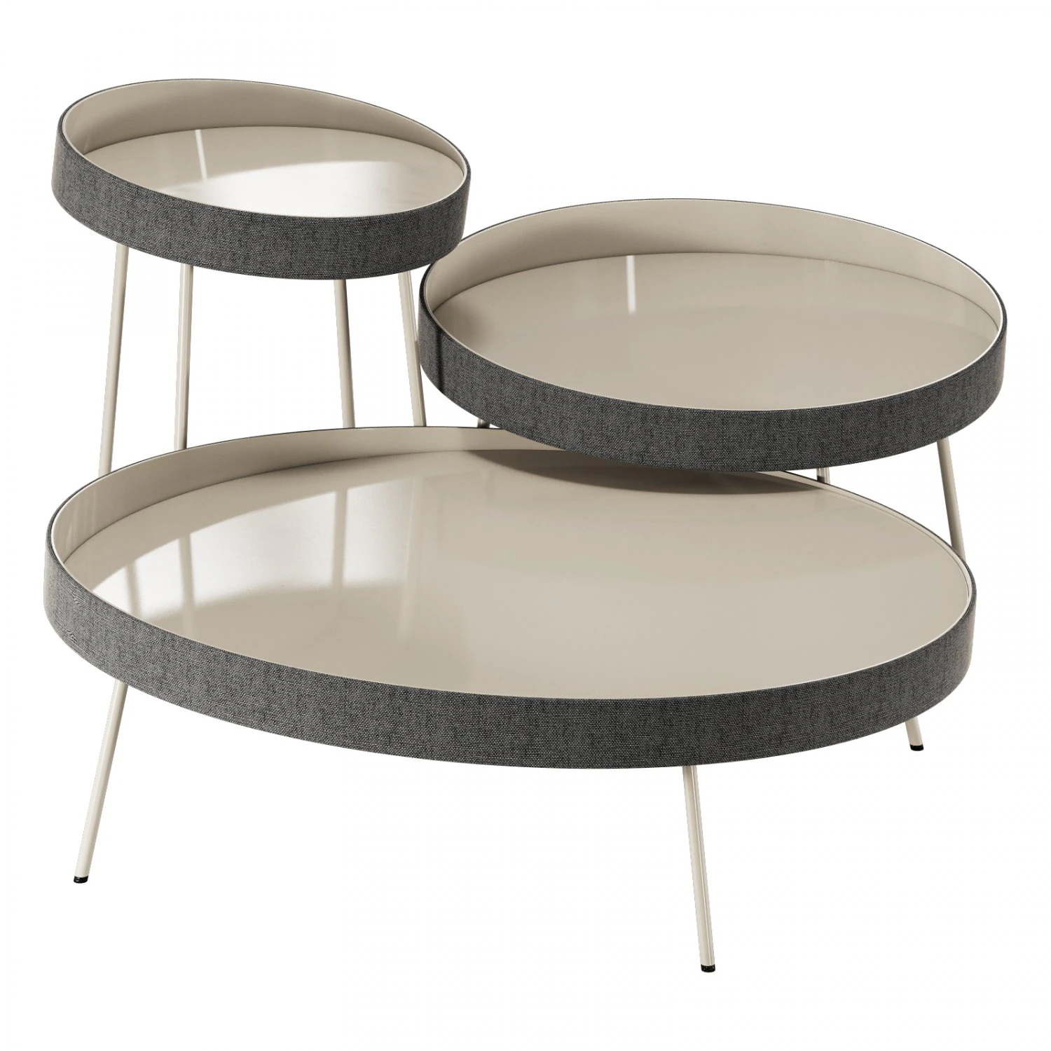 Roche bobois coin cocktail table 3D Model .c4d .max .obj .3ds .fbx .stl .blend
