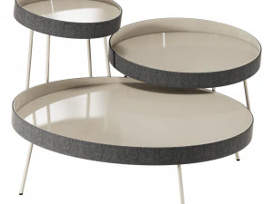 Mesa de coquetel de moedas Roche Bobois Modelo 3D