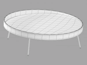 Roche bobois coin cocktail table 3D Model