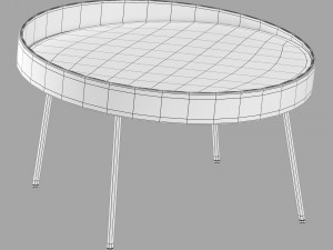 Roche bobois coin cocktail table Model 3D