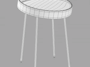 Roche bobois coin cocktail table 3D Model