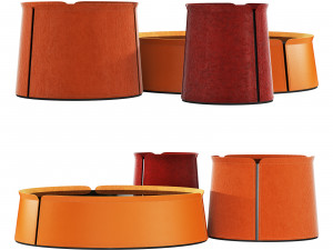 Roche bobois corum cocktail table 3D 模型