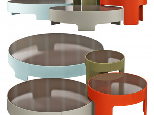 Roche bobois cuba libre 3 cocktail table 3D Model