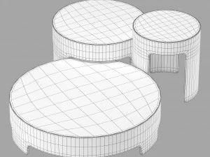 Roche bobois cuba libre cocktail table 3D Model