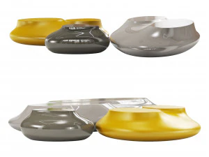 Roche bobois cute cut cocktail table 3D Model