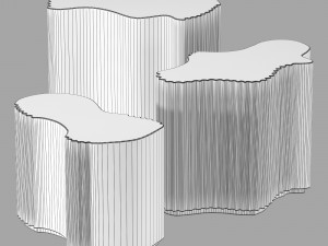 Roche bobois deforma cocktail table Modello 3D