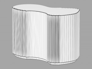 Roche bobois deforma cocktail table Modello 3D