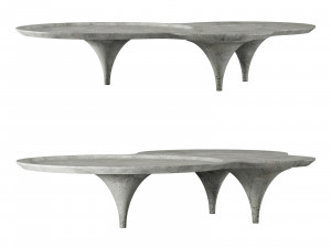 Roche bobois drop cocktail table 3D Модель