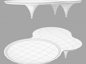 Roche bobois drop cocktail table 3D Модель