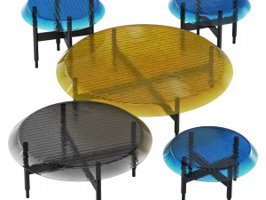 Roche bobois drummer cocktail table 3D Model