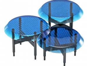 Roche bobois drummer cocktail table 3D Model