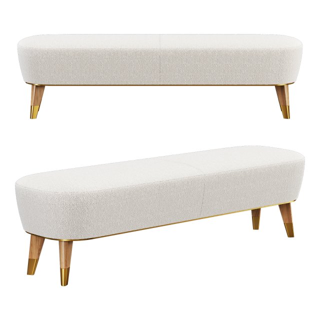 Roche bobois eden-rock bench Model 3D .c4d .max .obj .3ds .fbx .stl .blend 