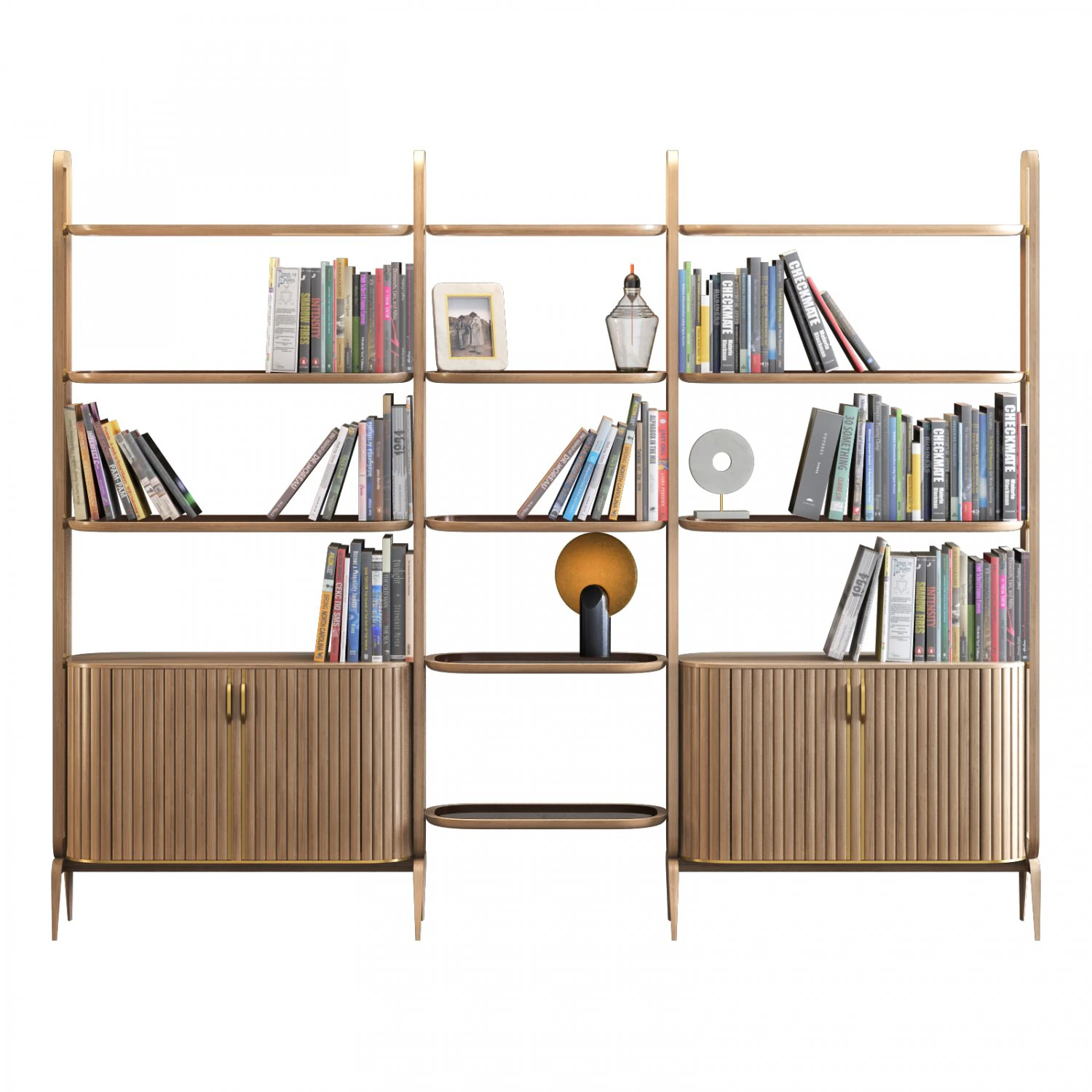 Roche bobois eden-rock bookcase 3D Model .c4d .max .obj .3ds .fbx .stl .blend 