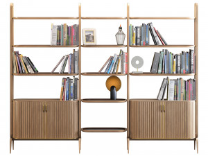 Roche bobois eden-rock bookcase 3D Model