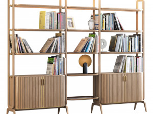 Roche bobois eden-rock bookcase 3D Model