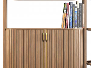 Roche bobois eden-rock bookcase 3D Model