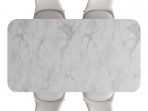 Roche bobois eden-rock dining set 3D Model