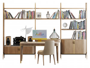 Roche bobois eden-rock office set 3D Model