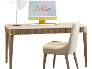Roche bobois eden-rock office set 3D Model