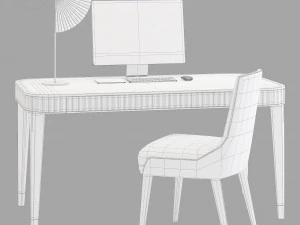 Roche bobois eden-rock office set 3D Model