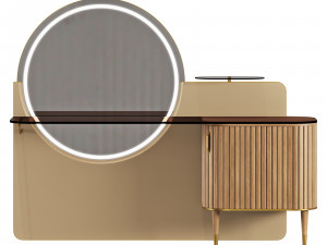 Roche bobois eden-rock dressing table 3D Model